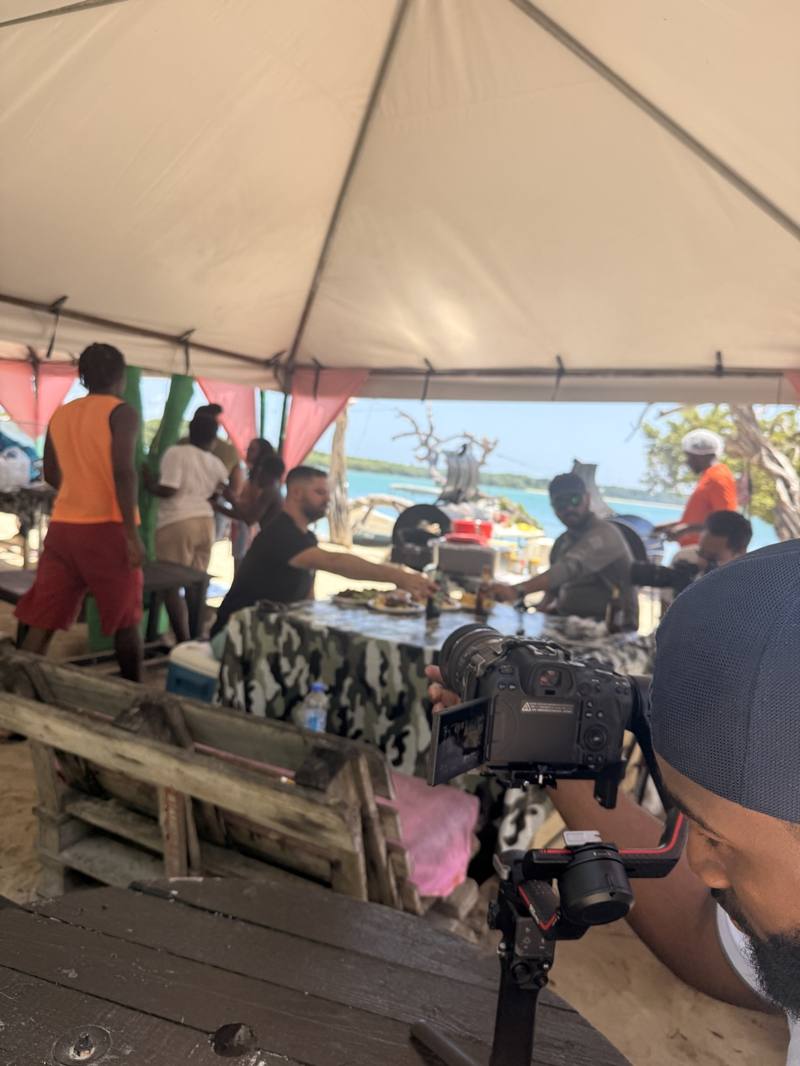 On location, Photo